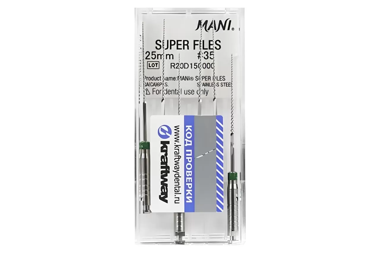 Super Files Mani N35 L25 машинный (6 шт.)