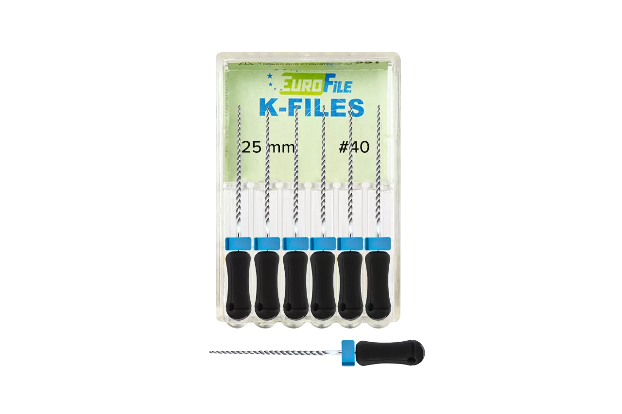 K-Files Еврофайл N40 L25 ручные (6 шт.)