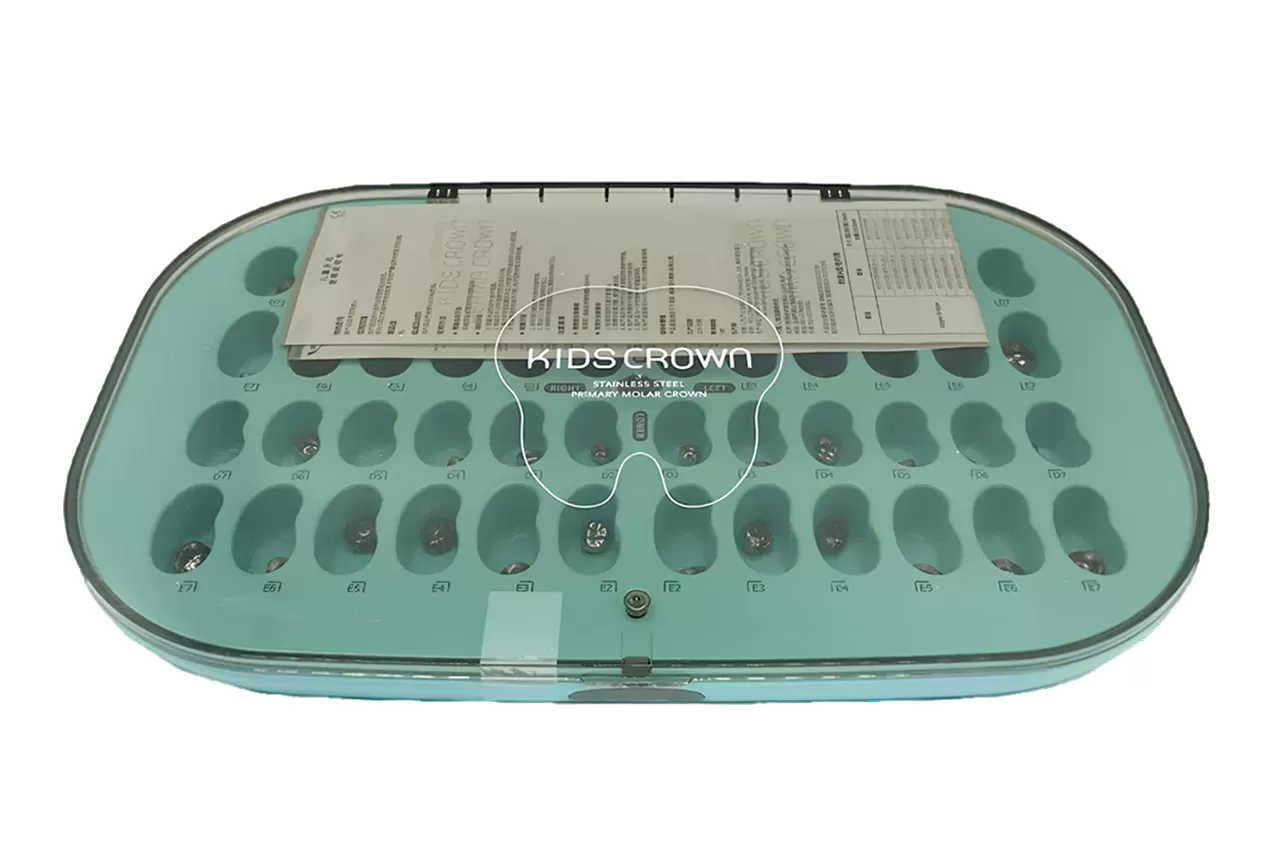 Набор детских коронок Stainless Steel Primary Molar Crown (48 шт.)