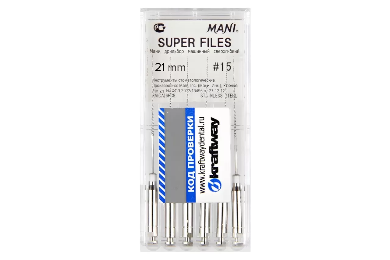 Super Files Mani N15 L21 машинный (6 шт.)