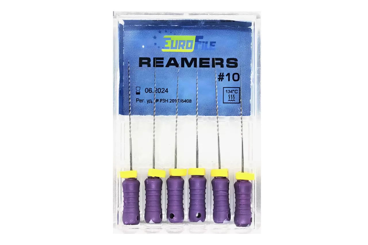 Reamers Eurofile N10 L21 ручной (6 шт.)