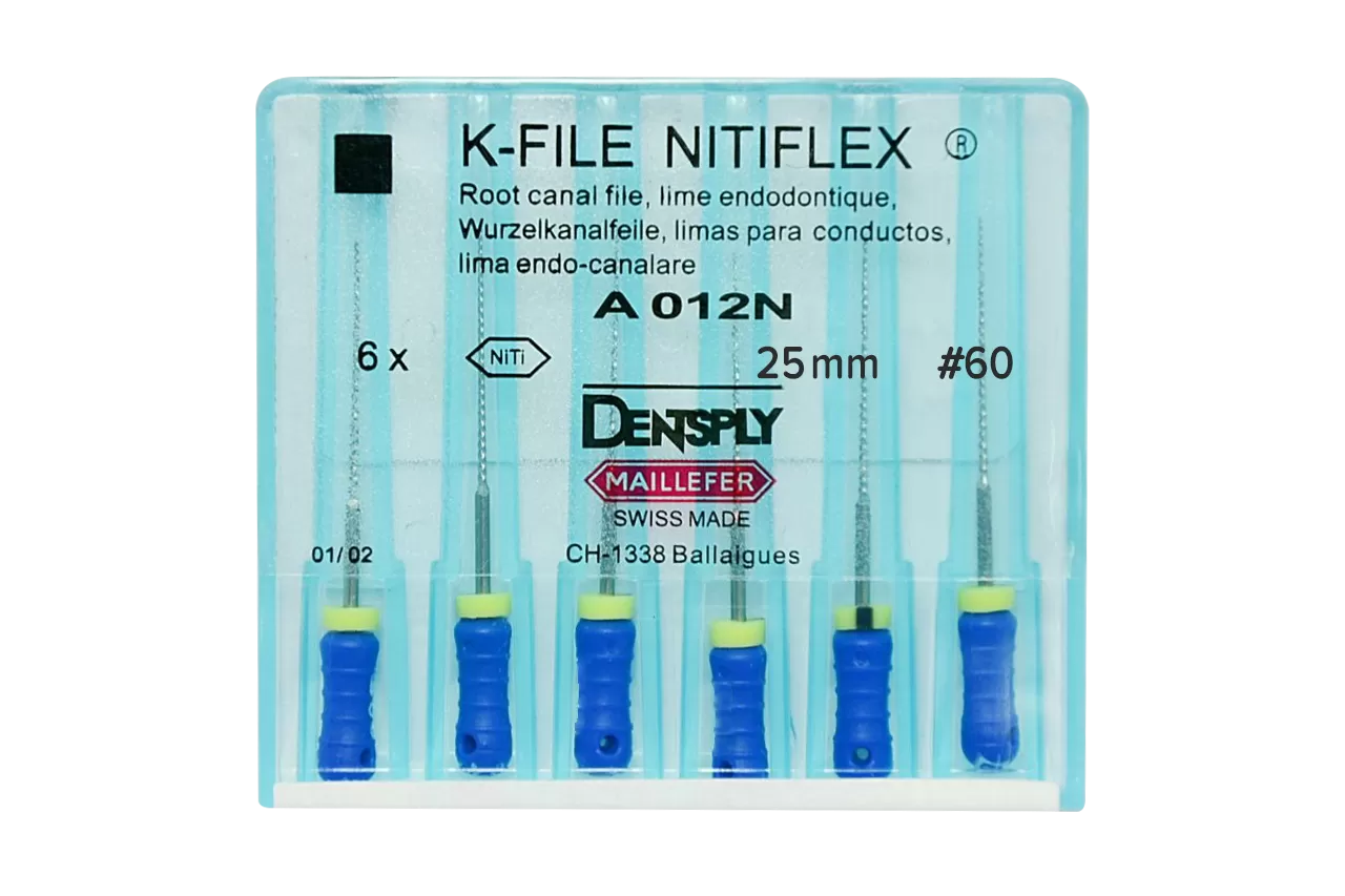 K-File Nitiflex N60 L25 ручные (6 шт.)