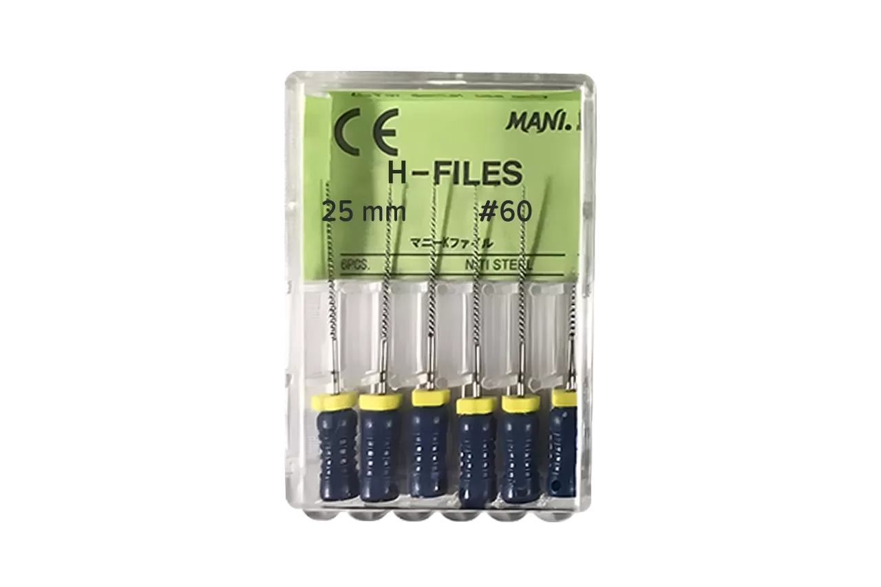 H-Files Mani N60 L25 ручные (6 шт.)
