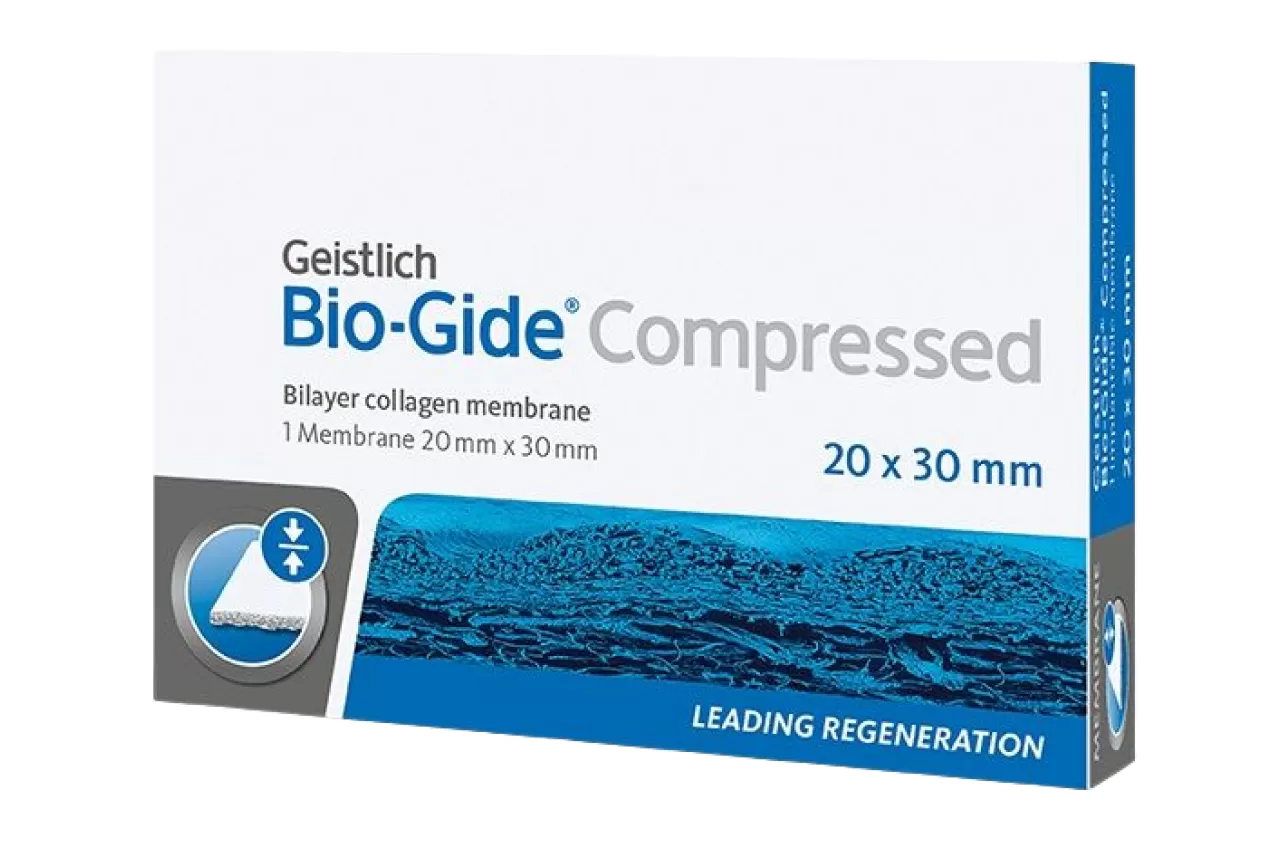 Bio-Gide Compressed 20 х 30 мм двухслойная барьерная мембрана