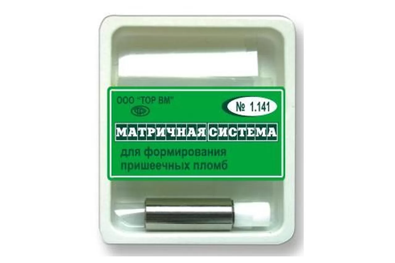 ТОР-1.141 Пластины лавсановые 10 x 37мм (100 шт.) + матрицедержатель