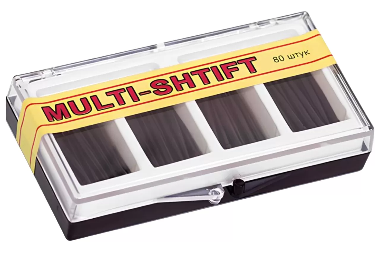 Беззольные штифты Multi-Shtift Черные (2 мм. x 80 шт.)