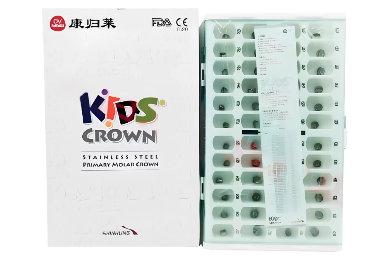Коронки детские Stainless Steel Primary Molar Crowns (48 шт.)