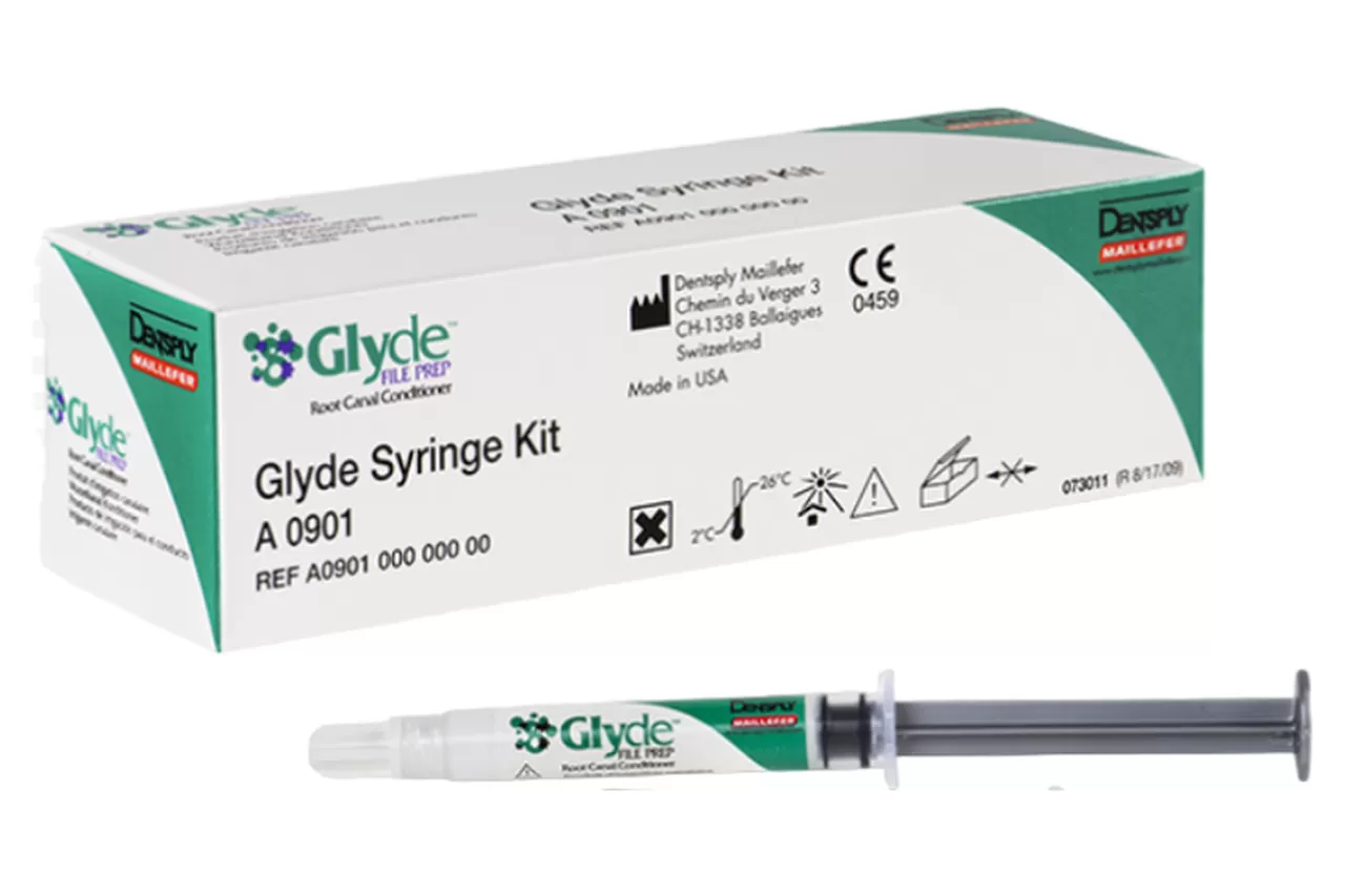 Glyde / Глайд стартовый комплект (2 шпр.+ 25 канюлей) кондиционер для прохождения корневых каналов