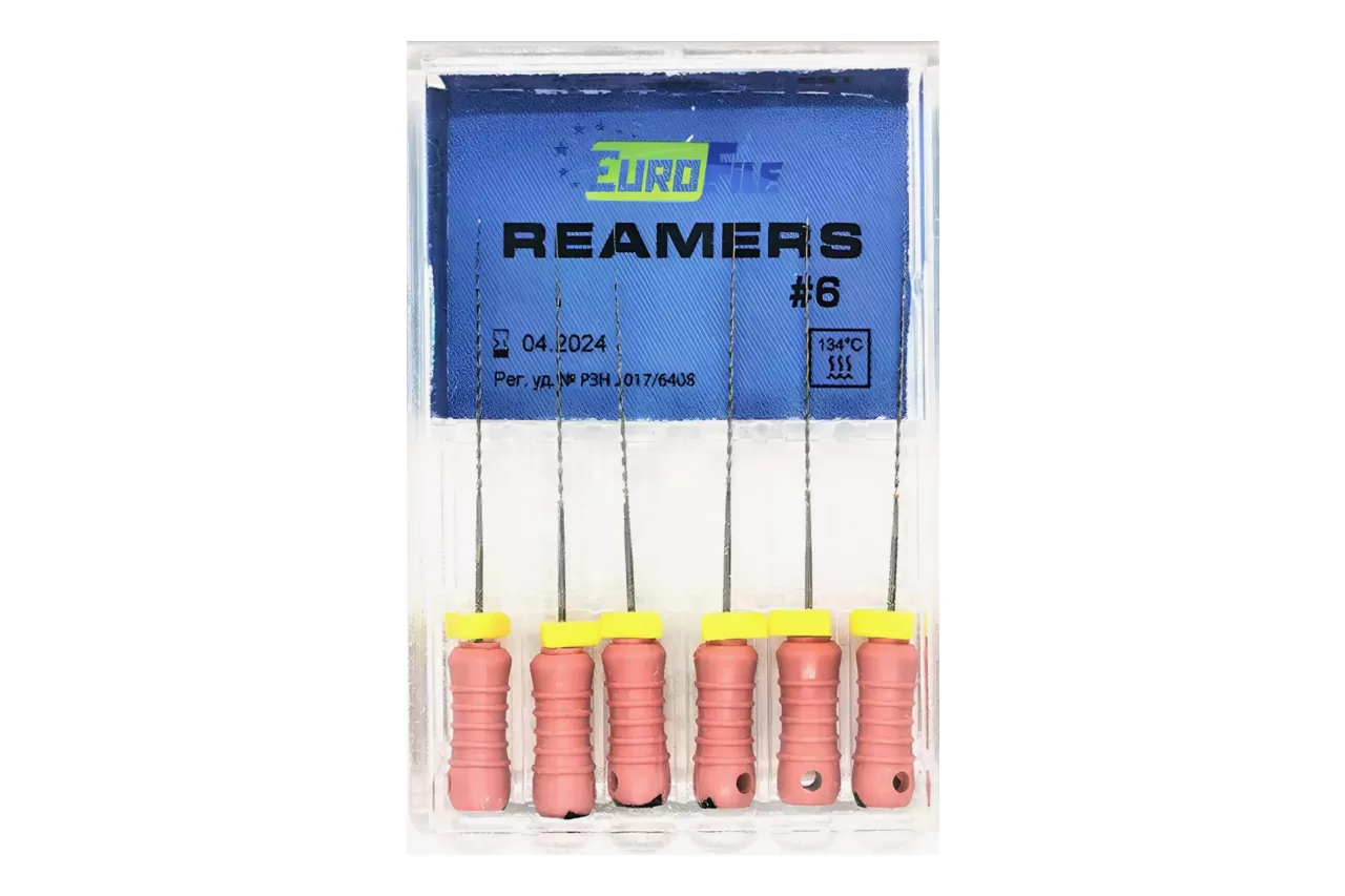 Reamers Eurofile N06 L21 ручной (6 шт.)