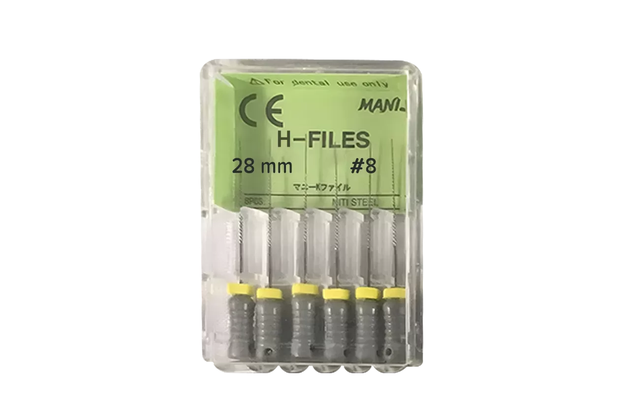 H-Files Mani N8 L28 ручные (6 шт.)
