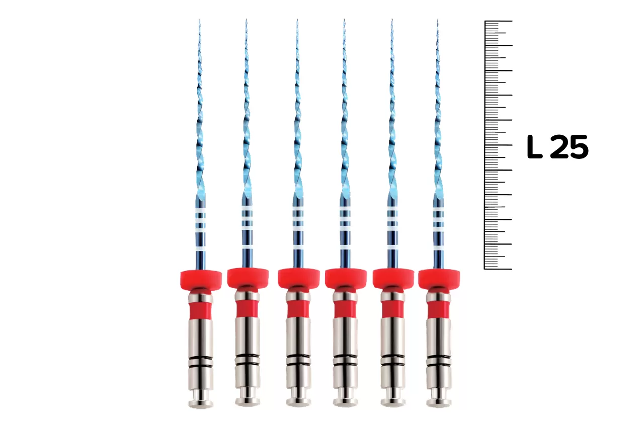 UltraFiles Blue N25 .02 L25 машинные (6 шт.)