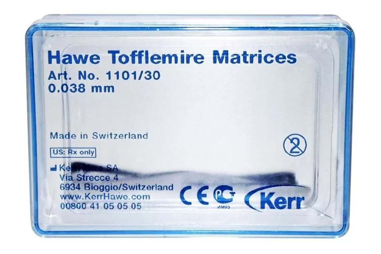 Матрицы Hawe Tofflemire, Толщина 0,038 мм (30 шт.)