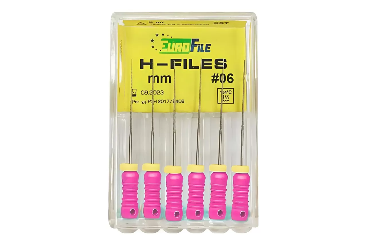 H-Files Еврофайл N06 L25 ручные (6 шт.)