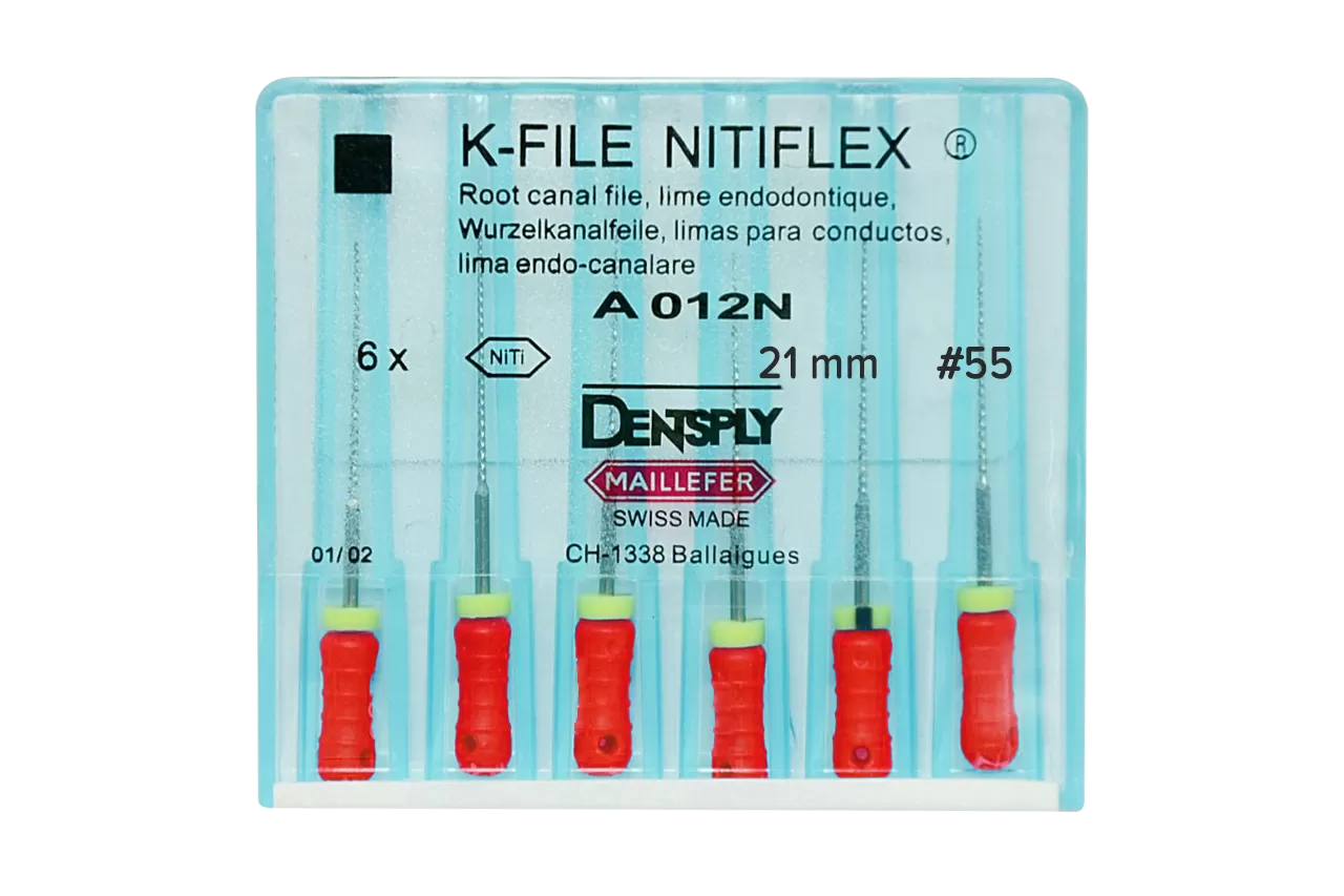 K-File Nitiflex N55 L21 ручные (6 шт.)