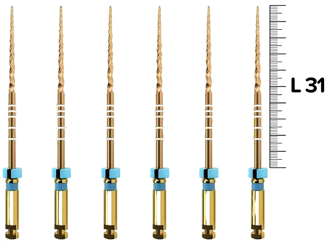 ProTaper Gold F3 31мм ster машинные (6шт), Dentsply