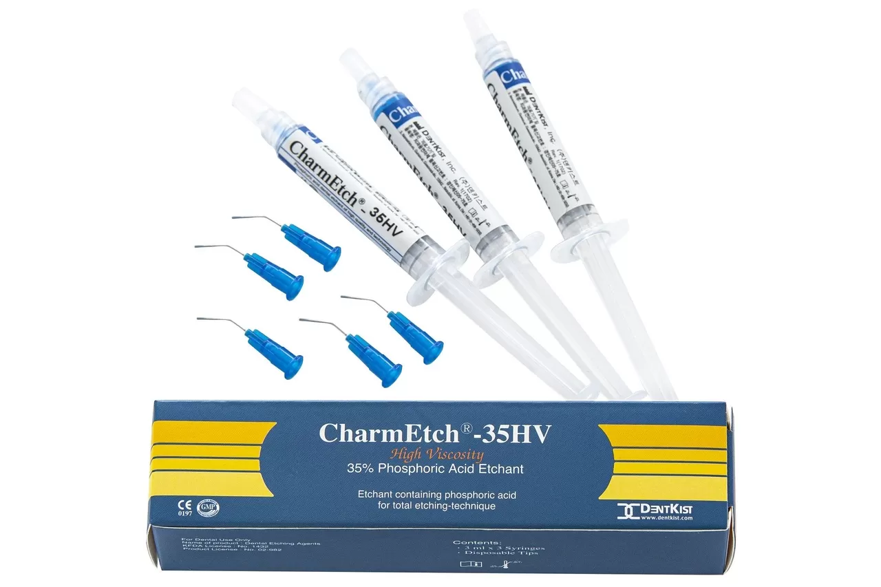 Протравка CharmEtch 35% HV высокой вязкозти (3 шпр. х 3 мл.)