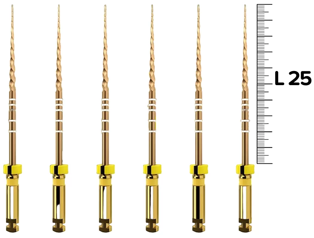 ProTaper Gold F1 25мм ster машинные (6шт), Dentsply