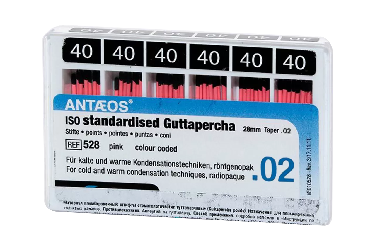 Antaeos Гуттаперча .02 N40 (120 шт.)