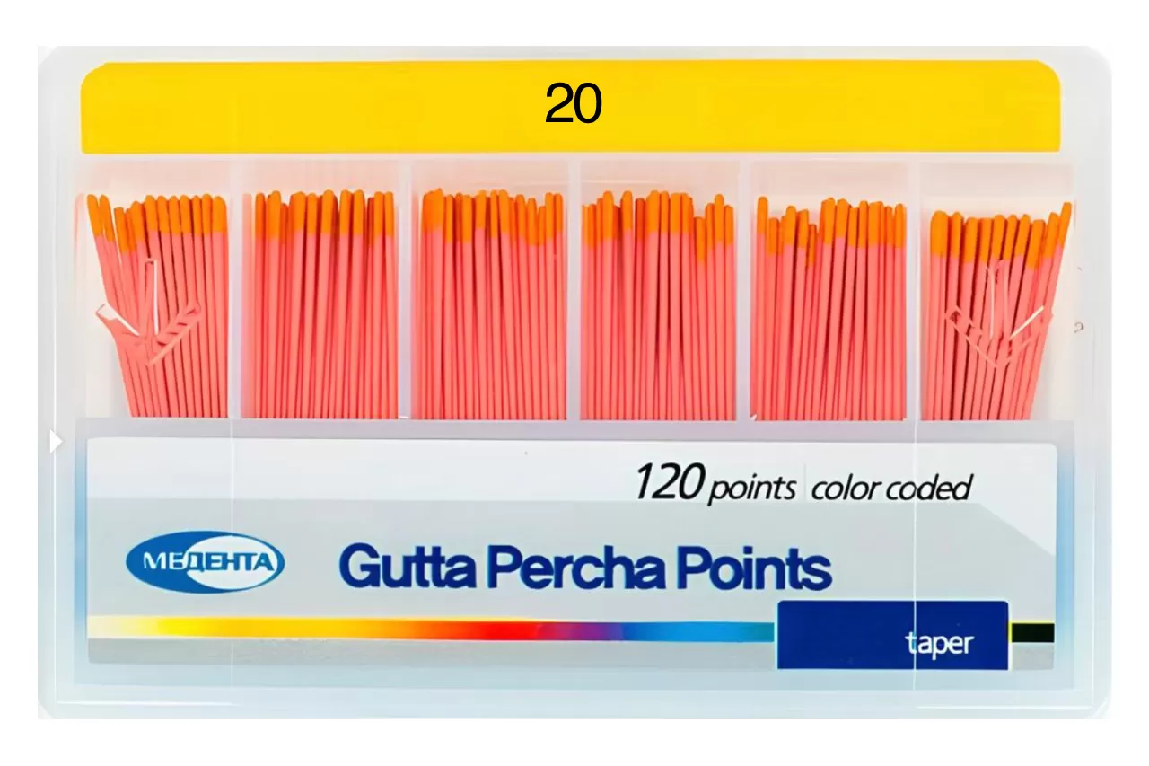 Гуттаперча Meta Biomed N20 .04 (60 шт.)