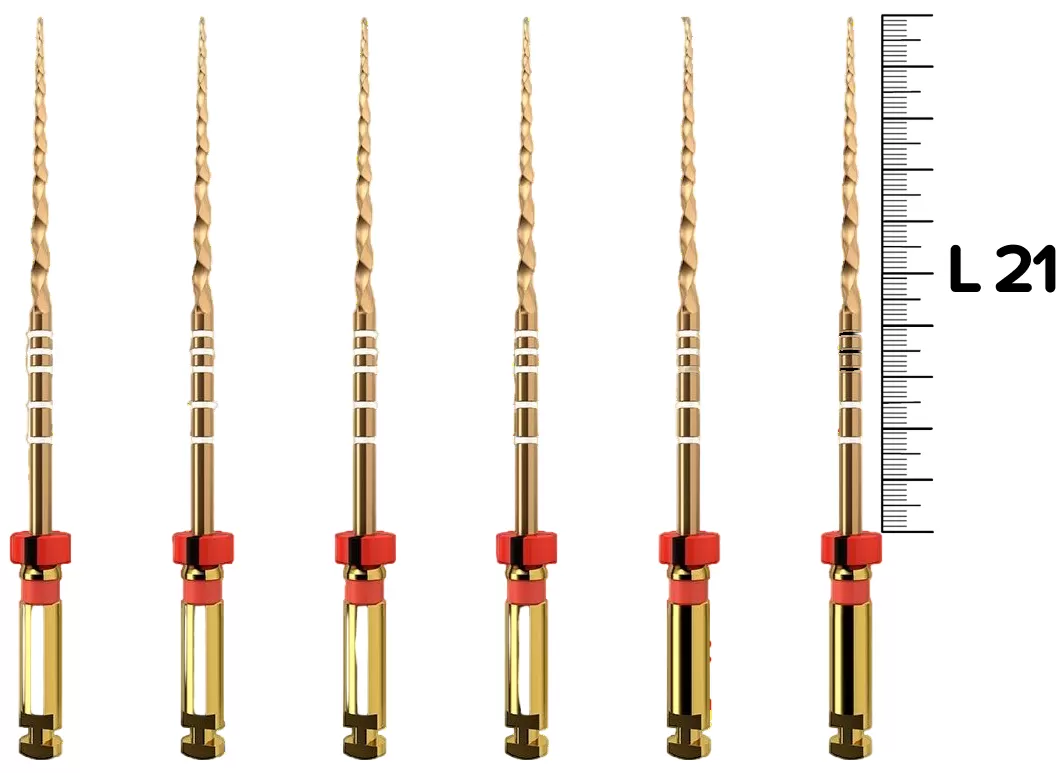 ProTaper Gold F2 21мм ster машинные (6шт), Dentsply