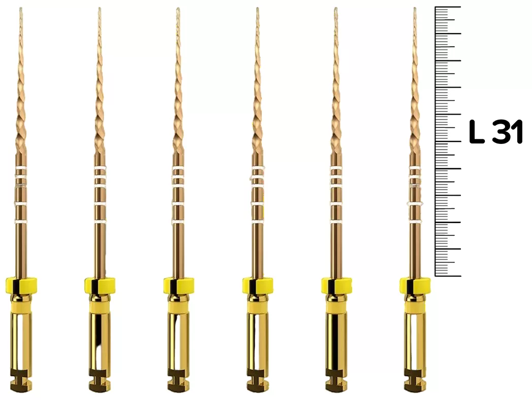ProTaper Gold F1 31мм ster машинные (6шт), Dentsply