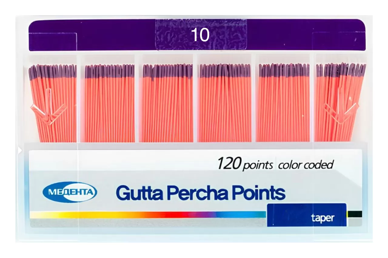 Гуттаперча Meta Biomed N10 .02 (120 шт.)