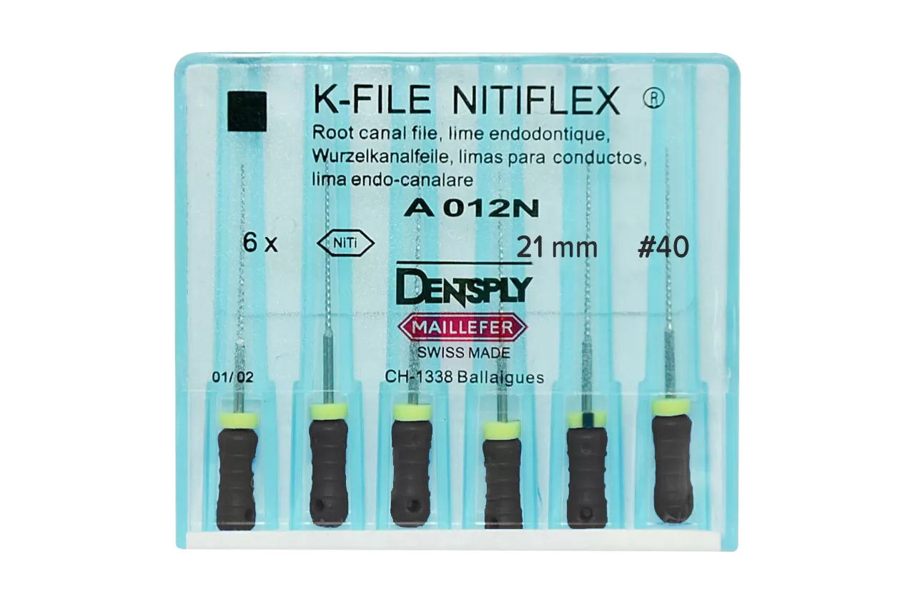 K-File Nitiflex N40 L21 ручные (6 шт.)