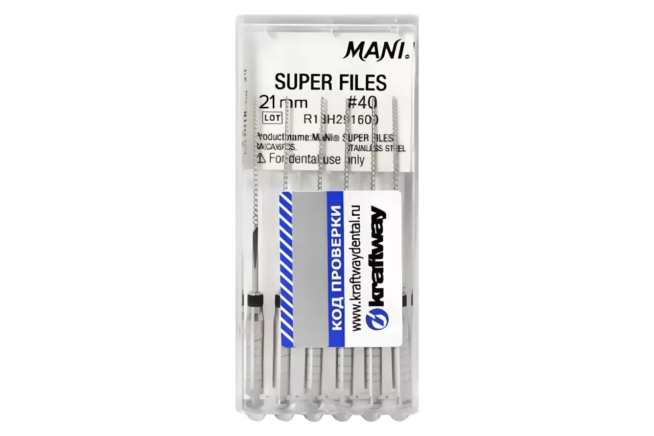 Super Files Mani N40 L21 машинный (6 шт.)