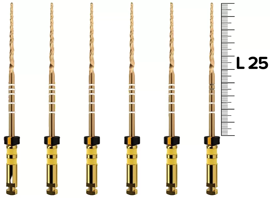 ProTaper Gold F5 25мм ster машинные (6шт), Dentsply