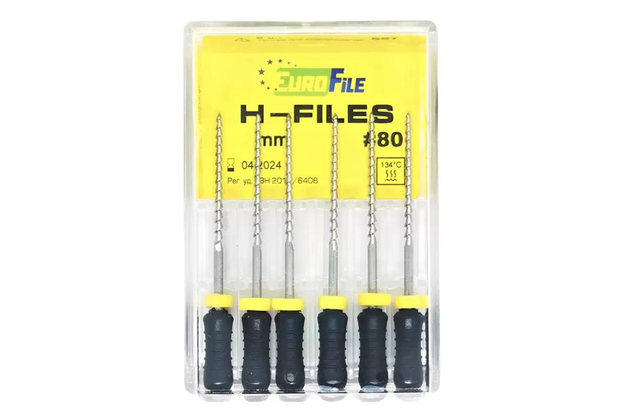 H-Files Еврофайл N80 L21 ручные (6 шт.)