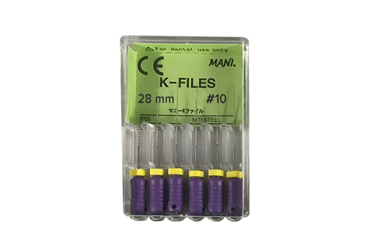 K-Files Mani N10 L28 ручные (6 шт.)