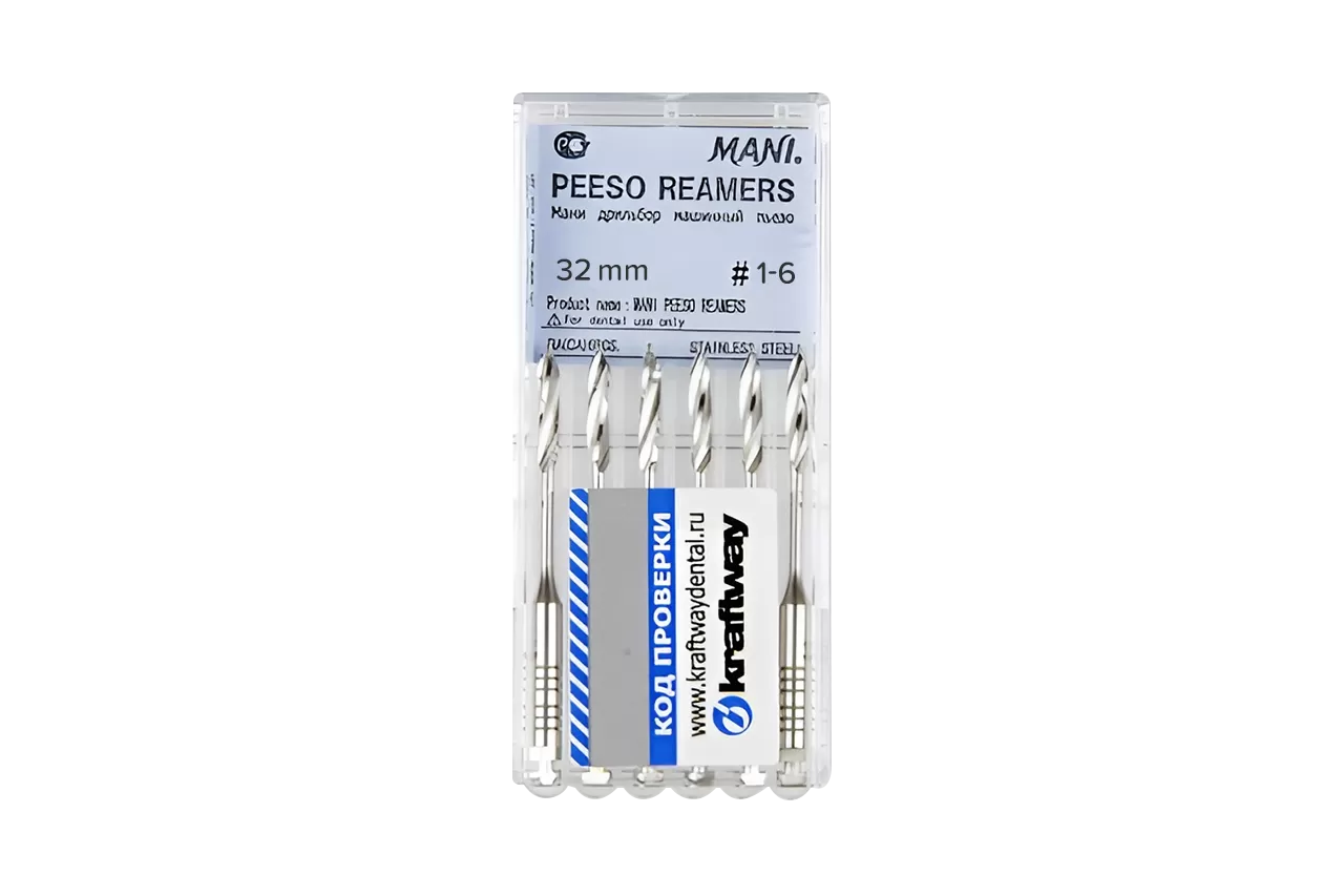Peeso Reamers Mani N1-6 L32 машинные (6 шт.)