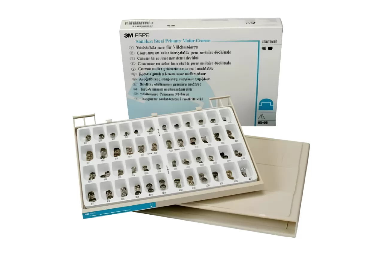 Набор детских коронок Stainless Steel Crowns (96 шт.)