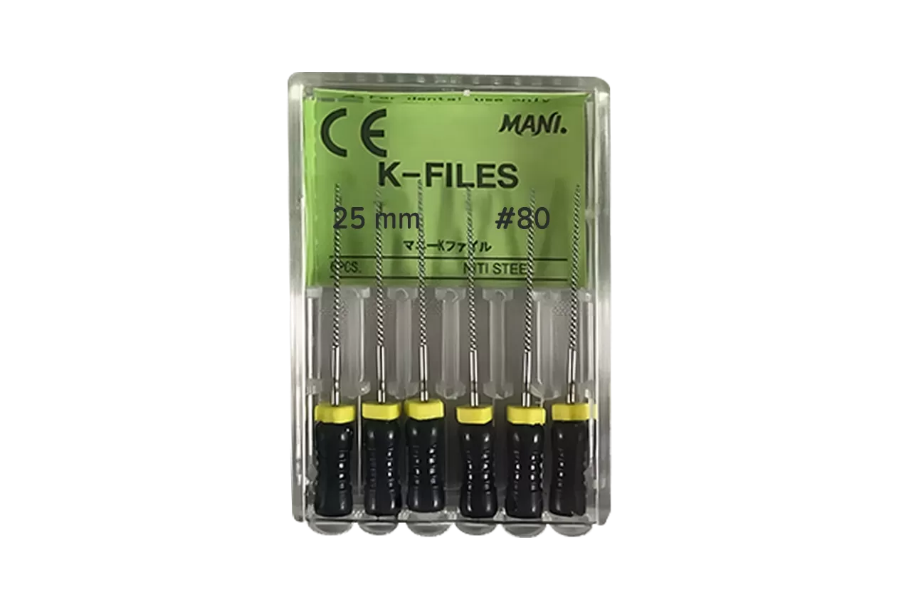 K-Files Mani N80 L25 ручные (6 шт.)