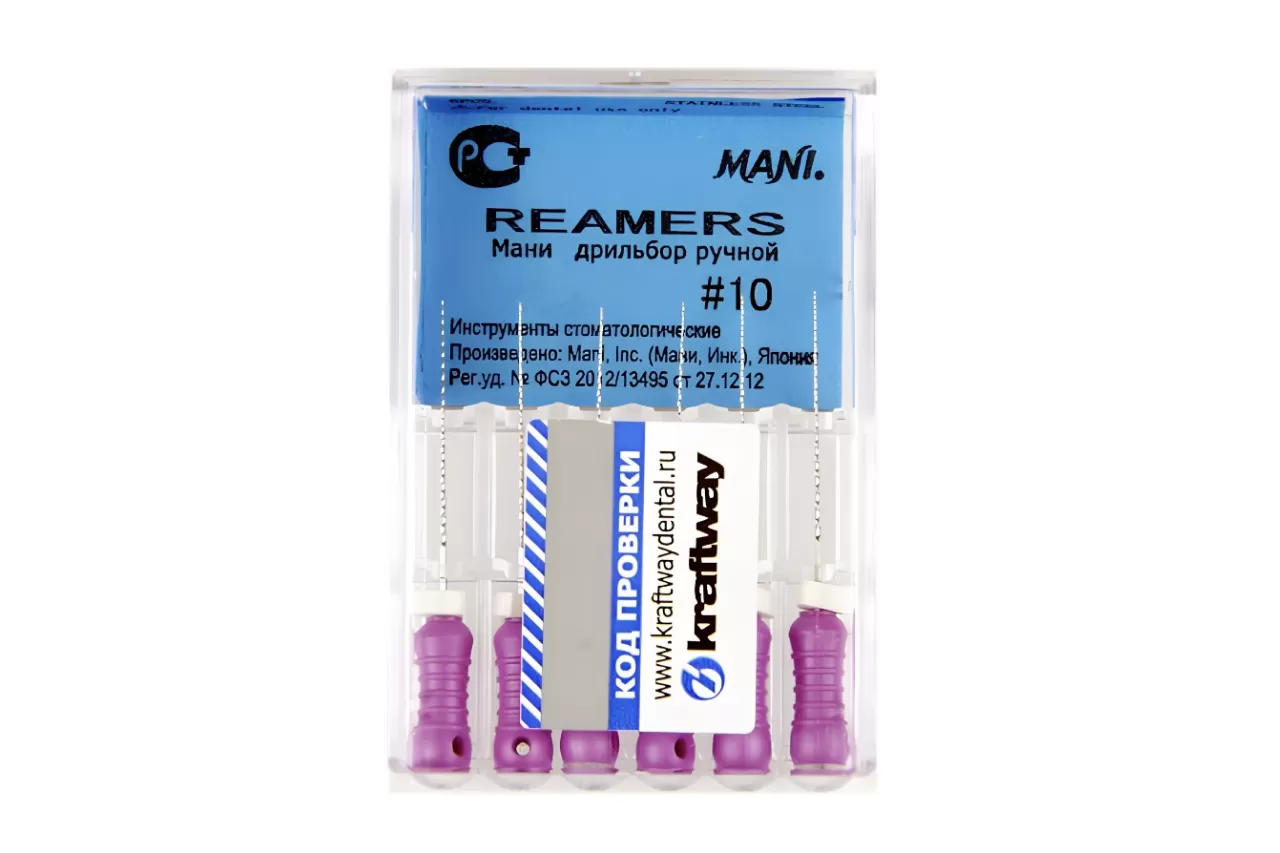 Reamers Mani N10 L21 ручной (6 шт.)