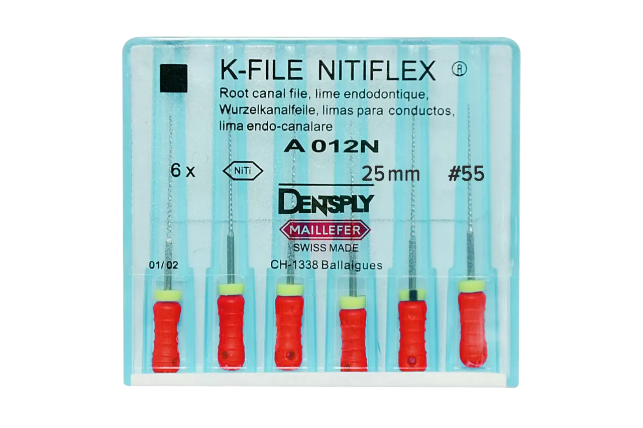 K-File Nitiflex N55 L25 ручные (6 шт.)