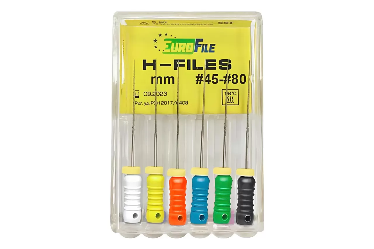 H-Files Еврофайл N45-80 L25 ручные (6 шт.)
