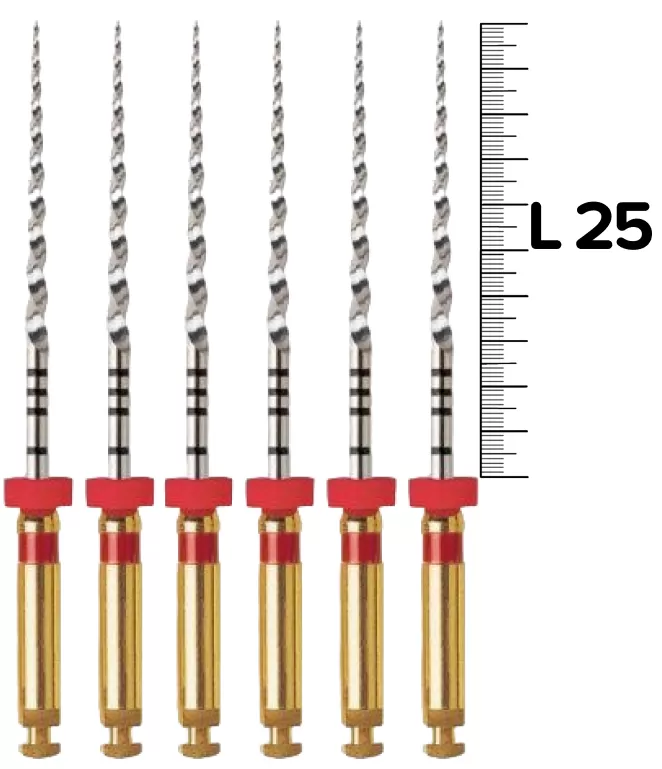 ProTaper Universal (F2/25мм) машинные (6 шт.)