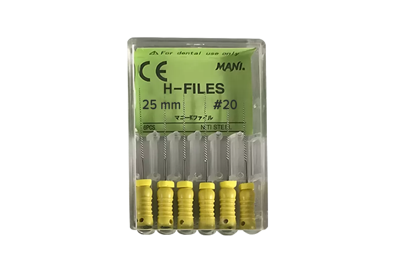 H-Files Mani N20 L25 ручные (6 шт.)
