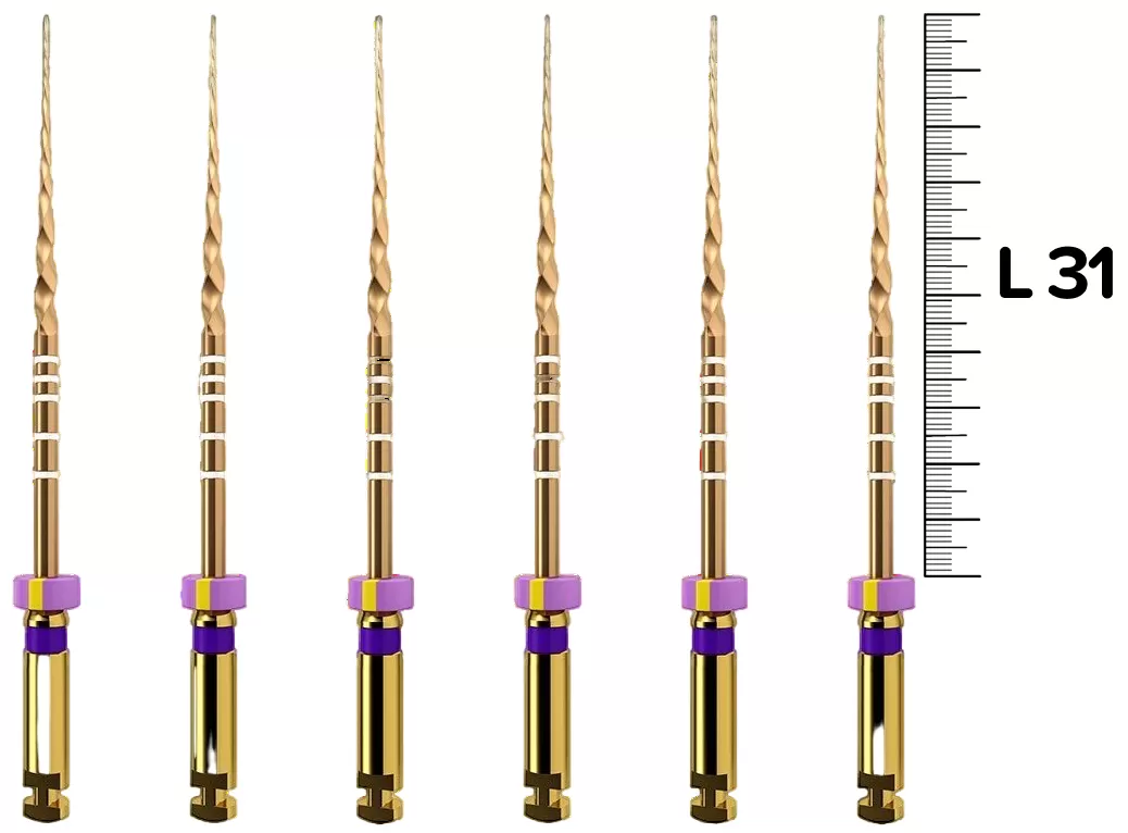 ProTaper Gold S1 31мм ster машинные (6шт), Dentsply
