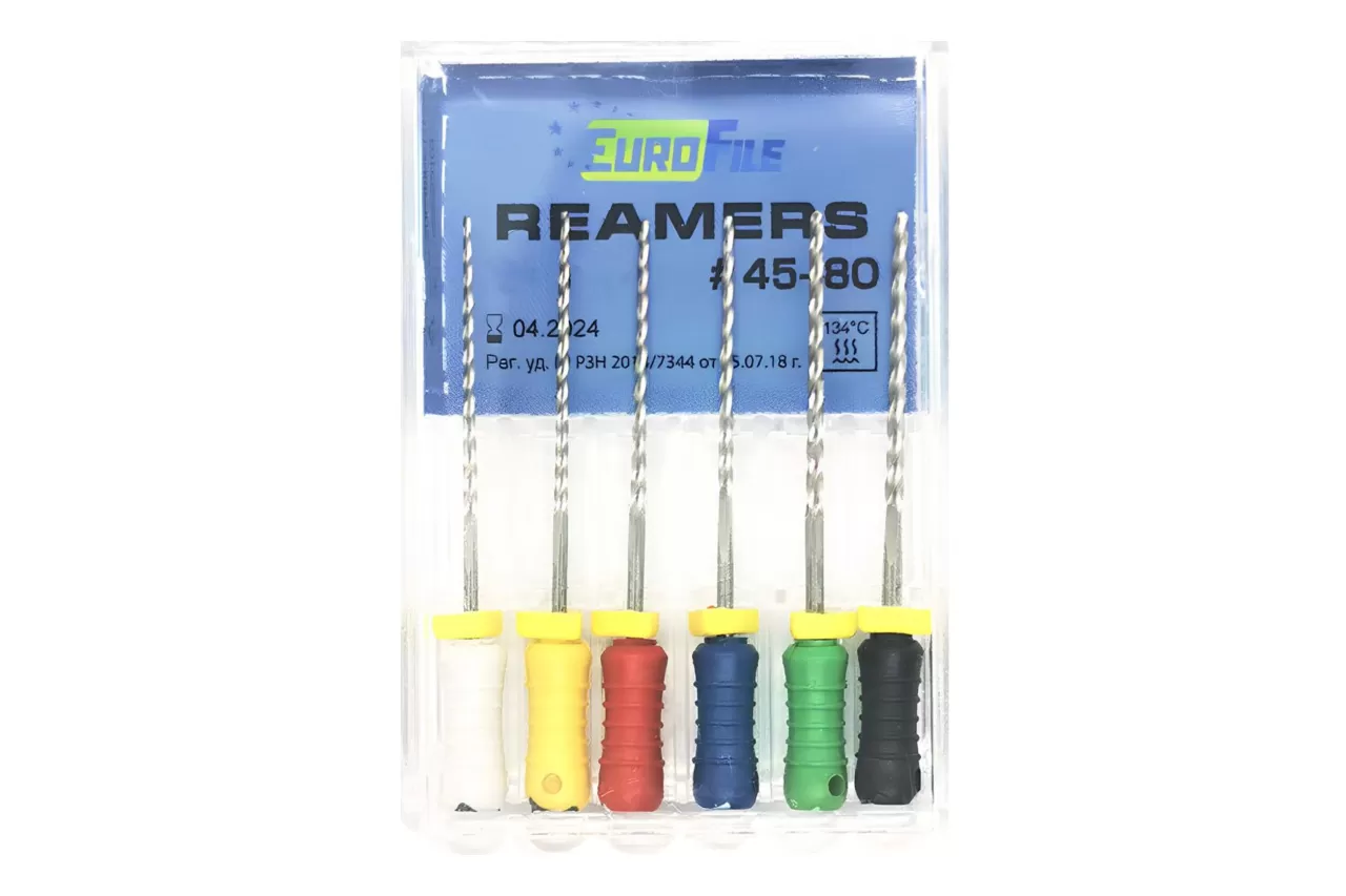 Reamers Eurofile N45-80 L21 ручной (6 шт.)