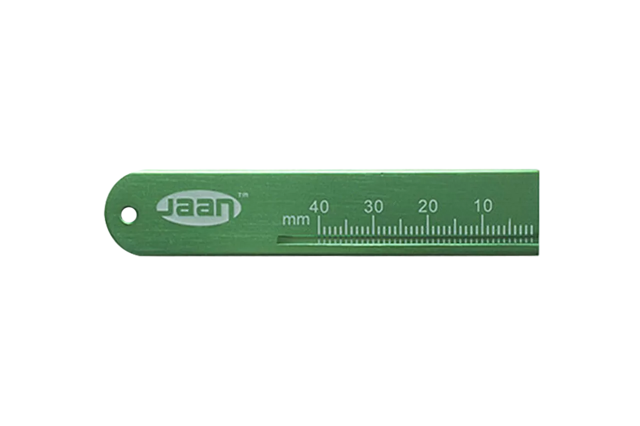 Endo ruler / Эндо линейка 40mm зелёная (1 шт.)