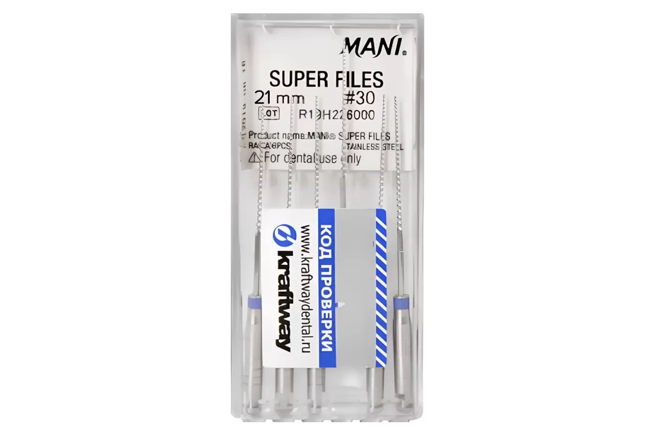 Super Files Mani N30 L21 машинный (6 шт.)