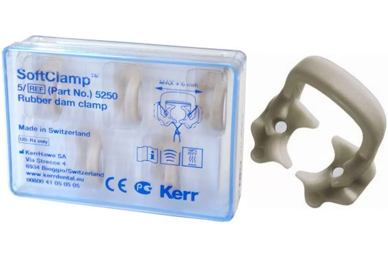 Коффердам SoftClamp General Kit, набор кламмеров для коффердама (5 шт.)