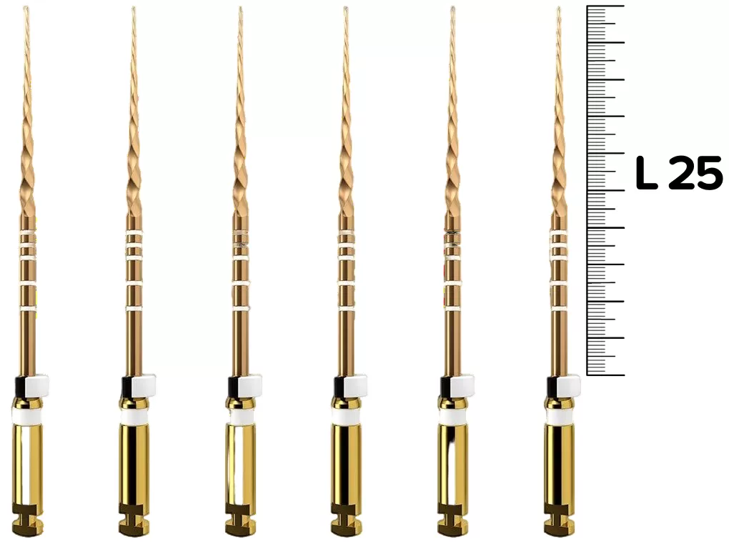 ProTaper Gold S2 25мм ster машинные (6шт), Dentsply