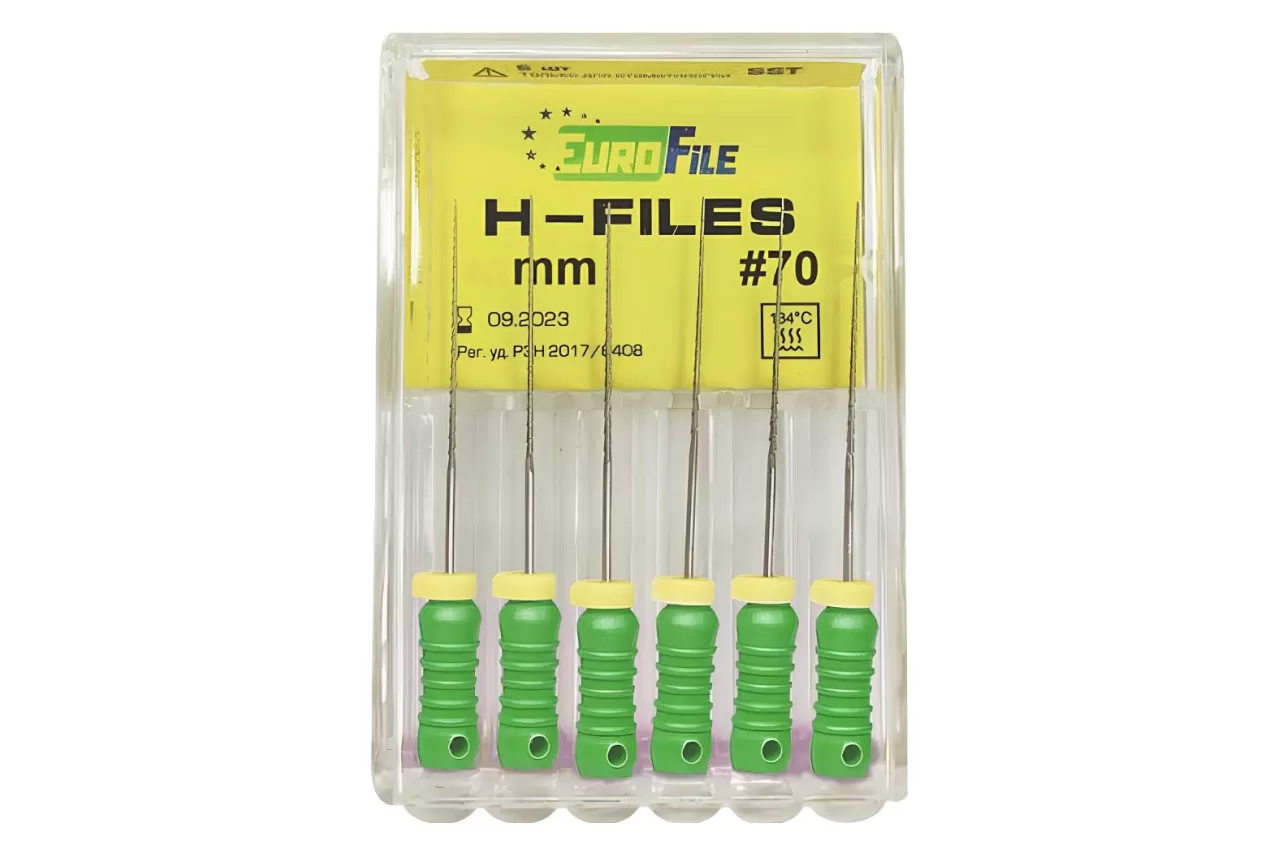 H-Files Еврофайл N70 L28 ручные (6 шт.)