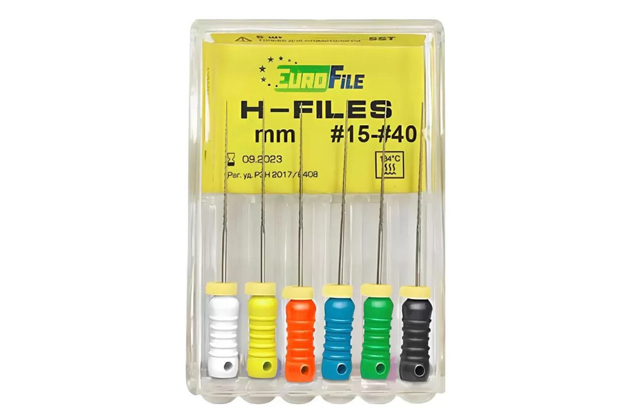 H-Files Еврофайл N15-40 L25 ручные (6 шт.)