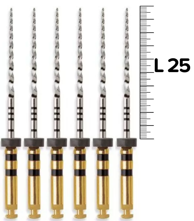 ProTaper Universal (F4/25мм) машинные (6 шт.)