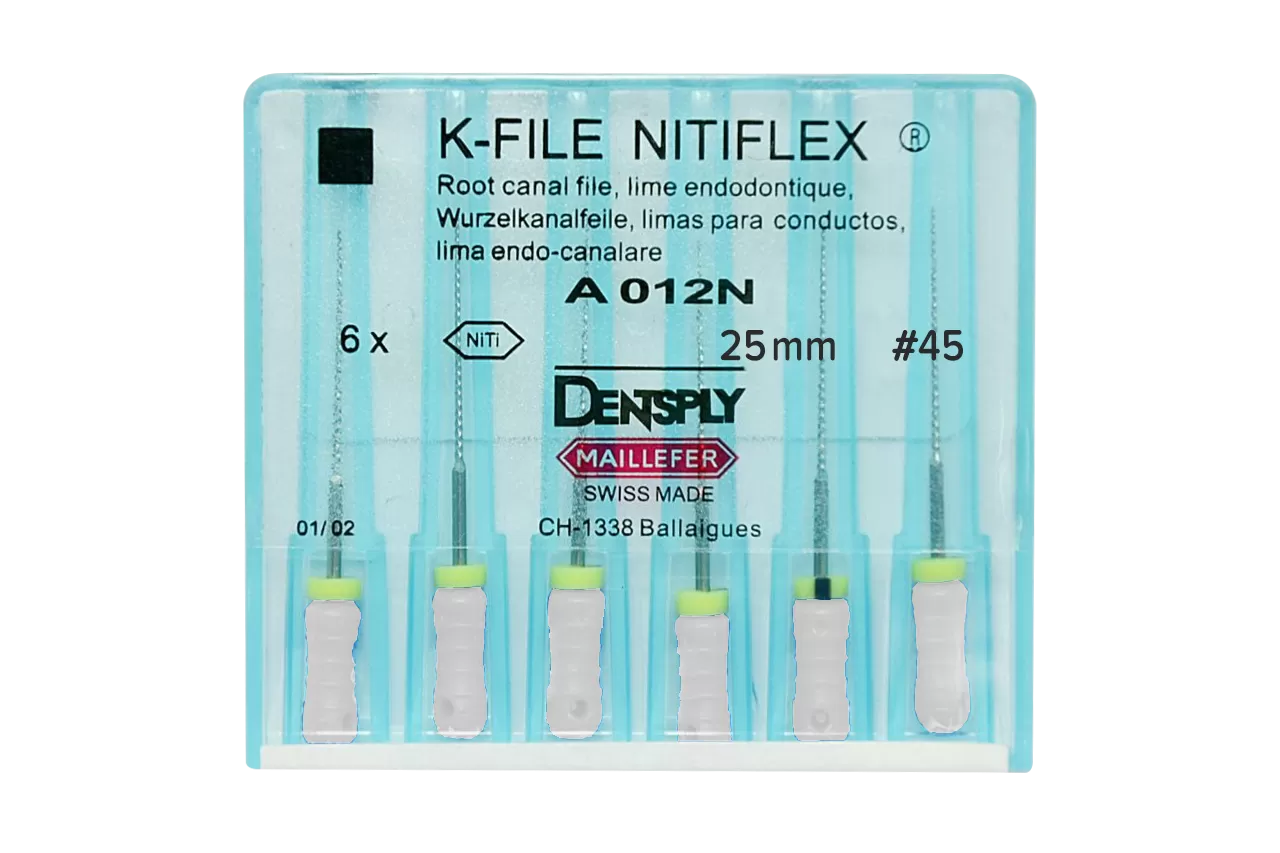 K-File Nitiflex N45 L25 ручные (6 шт.)