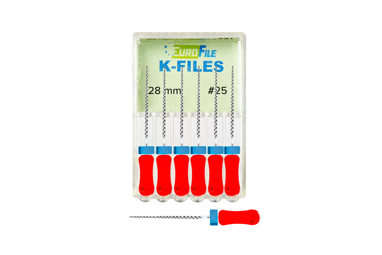 K-Files Еврофайл N25 L28 ручные (6 шт.)
